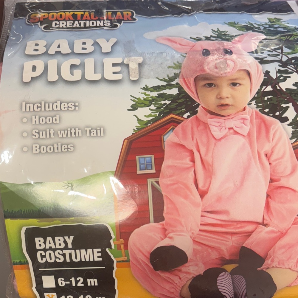 Baby Piglet Costume - Pink